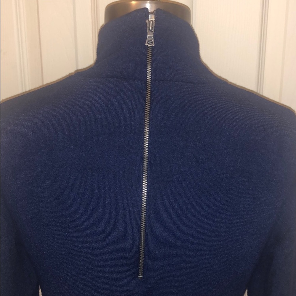 Alice + Olivia Navy L/S Top